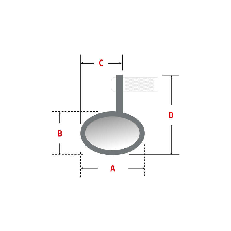 Highsider Victory-X RIM Koncové zrkadlo so signálmi LED (1PC) 301-183