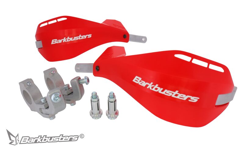 Barkbusters Ego Handguards Dvoj bodové montáž Červenej farby (páska) Ego-205-00 Rd