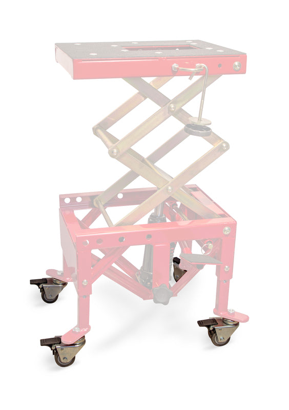 Vektorové kolesá na hydraulický výťah