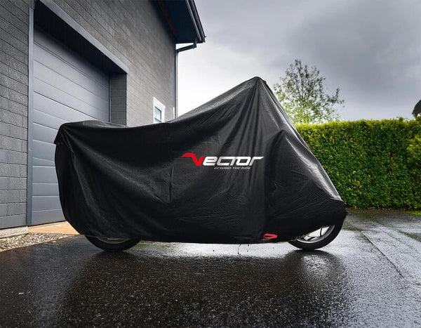Vektor H2O ťažká ochrana vonkajšej ochrany - motocykel/skúter s horným puzdrom a čelným sklom