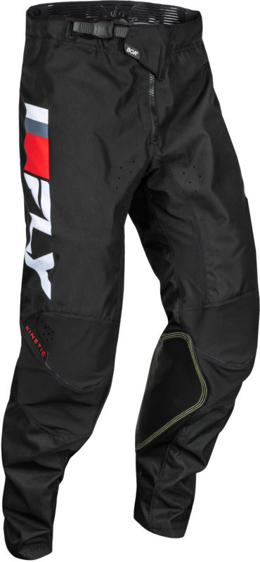 Fly Racing Kinetic Prix Youth Pants - Red/Gray/White 377-43218