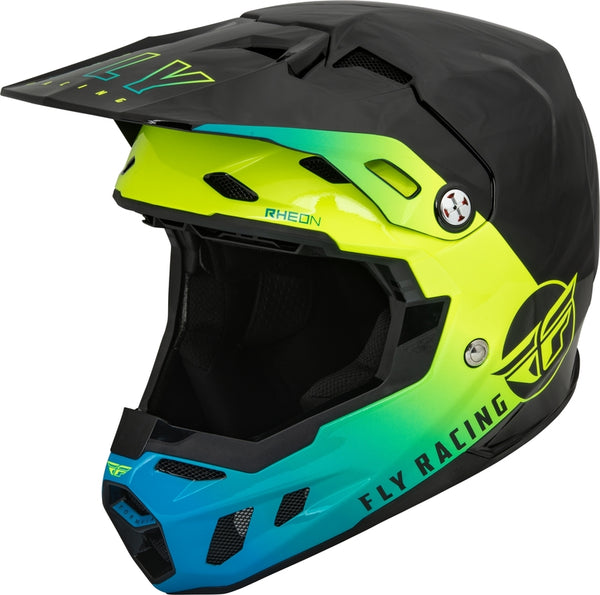 Fly Racing Formule CC Center Helme-Black/Blue/Hi-Vis 73-4320XS