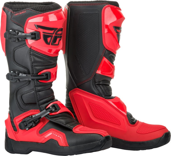 Fly Racing Maverik Boots - Red/Black 364-67307