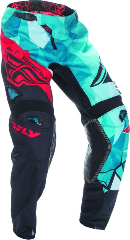 Únikové pretekárske kinetické crux nohavice Teal/Red SZ 26 370-53926