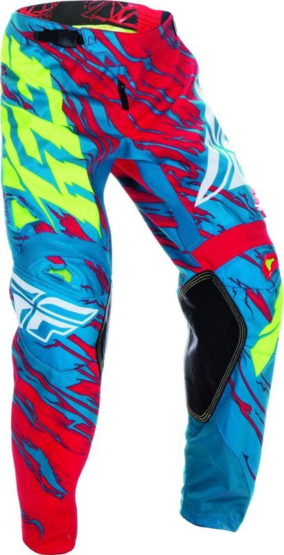 Fly Racing Kinetic Relapse Pants Teal/Red SZ 24 370-43924