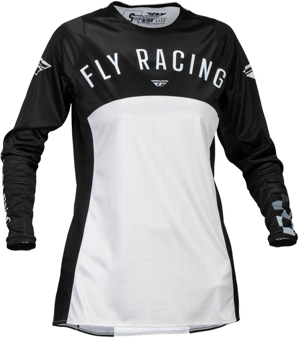 Fly Racing Lite Woman Jersey - čierna/svetlo šedá 377-620x