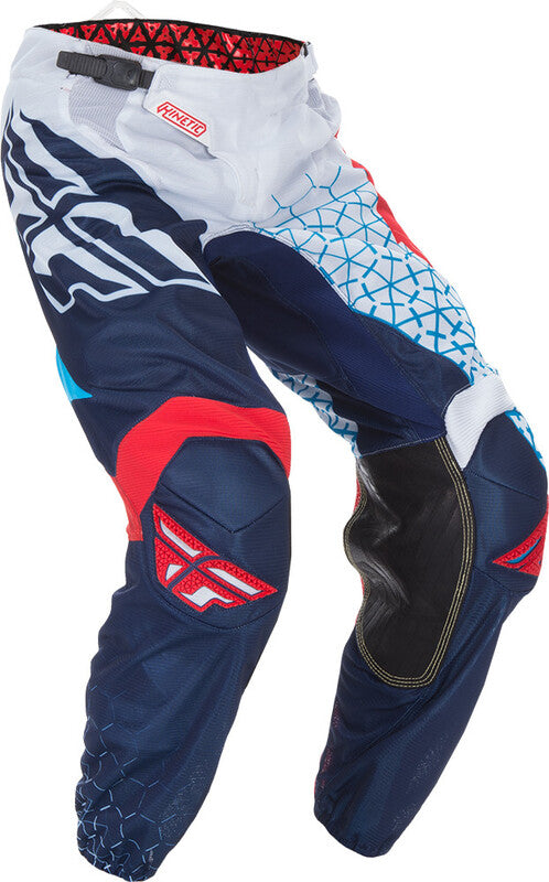 Fly Racing Kinetic Trifecta Mesh Pants - Red/White/Blue 370-33228s
