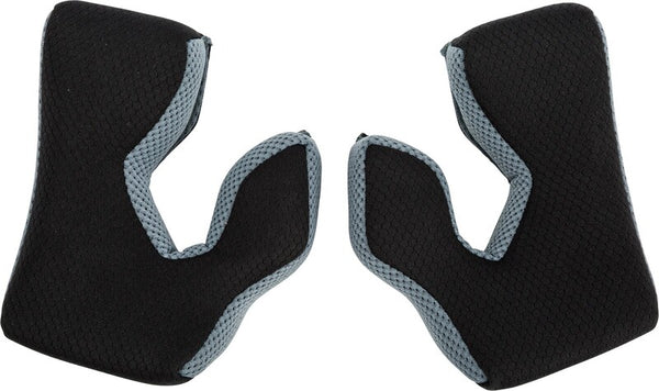 Fly Racing Formula Cheek Pads (L-35mm)-Black/Cool Gray 73-4721L