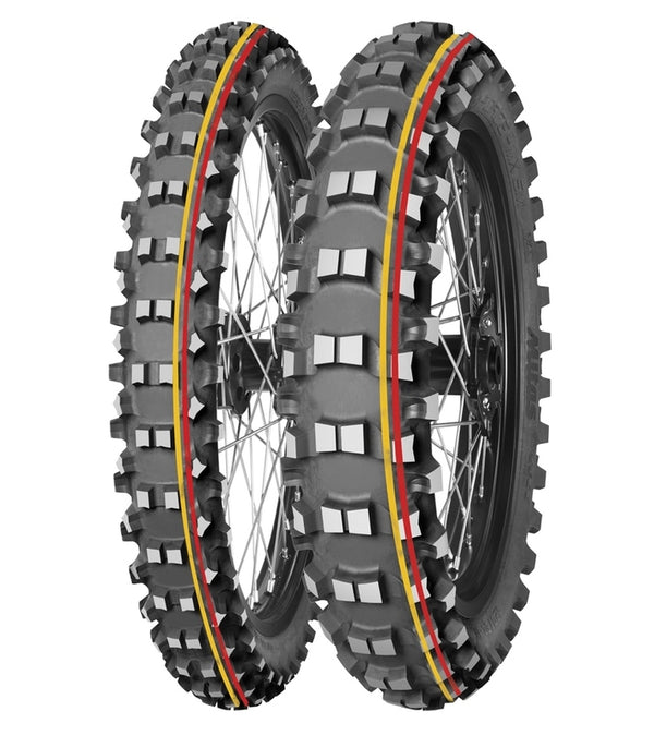 MITAS Tire Terra Force-MX SM 110/90-19 NHS 62 m TT Soft-STREKTNÉ až stredne červené žlté
