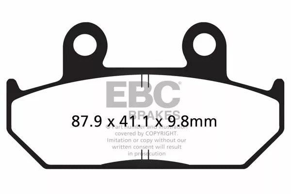 EBC BRZHAD PAD VEE SEMISNTRD FA124/2V