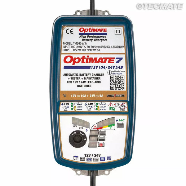 Tecmate Charger OPTICATE 7 12/24V TM260V3