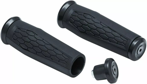 Kuryakyn Grip Hex 1 Univ BLK Kur5927