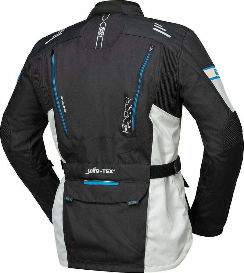 IXS textilná mc bunda Lorin St Black /Blue