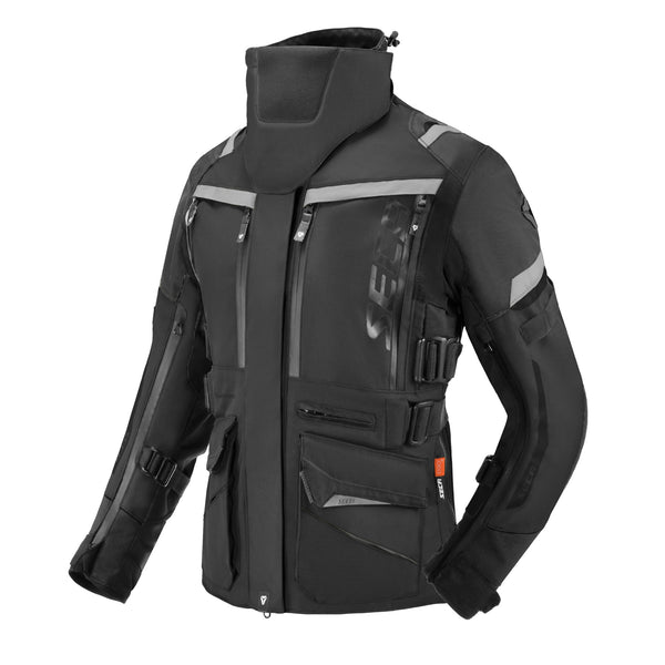 Seca Dam Textile Mc-Jacket Arrakis III Black