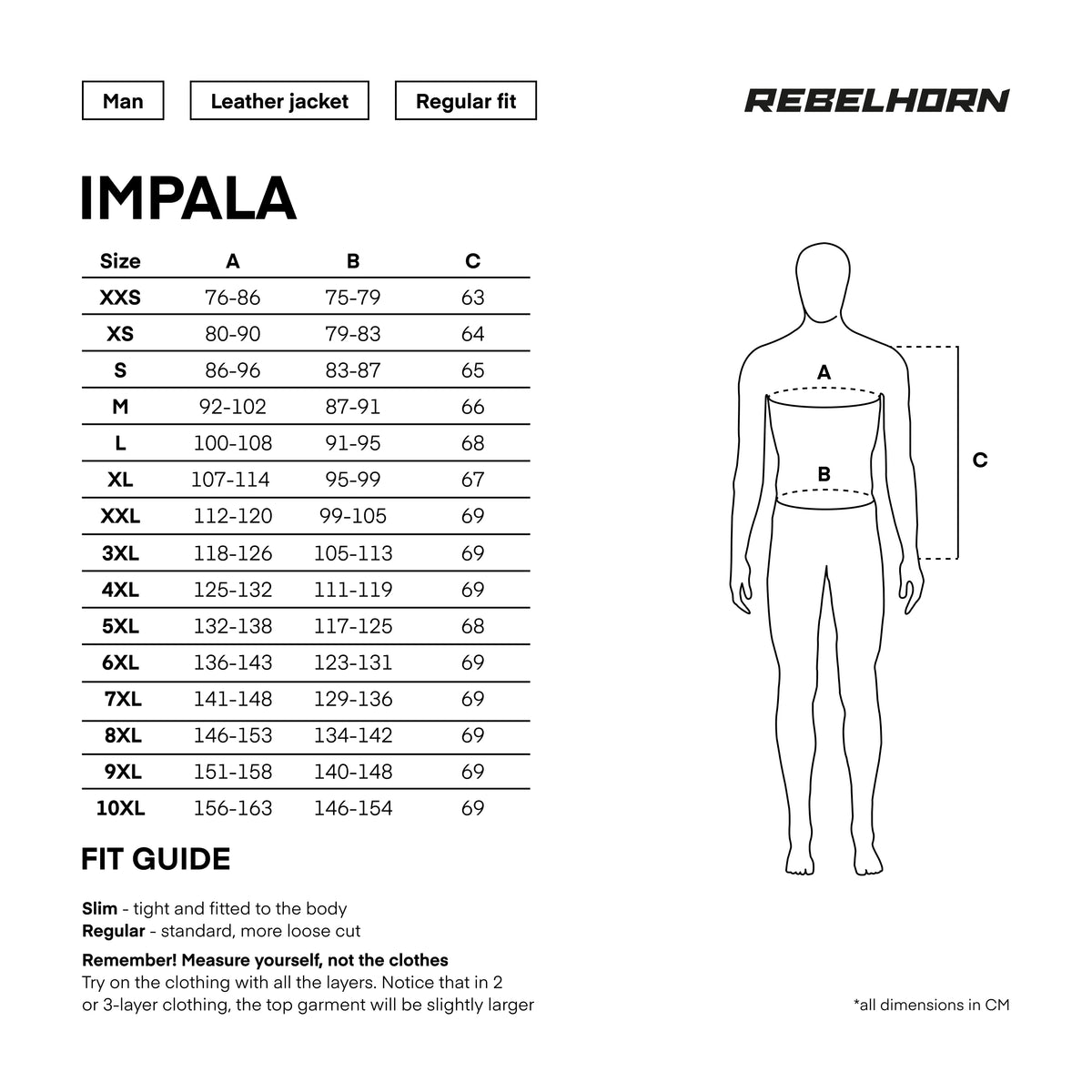 Rebelhorn kožená mc bunda impala čierna