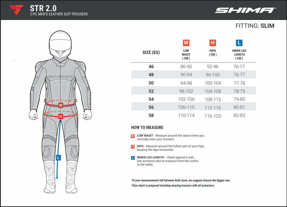 Nohavice Shima Mc-Leather Str 2.0 čierne