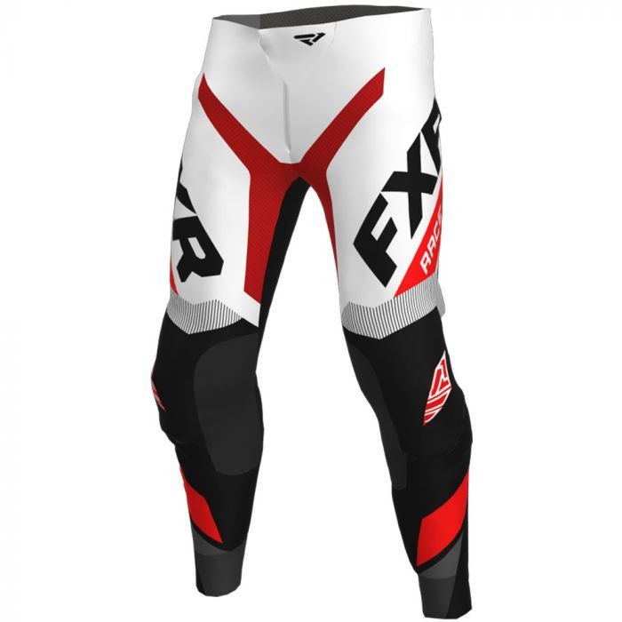 FXR Revo MX Cross Pants 20 White /Red /Char /Čierna