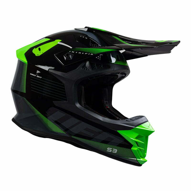 UFO Cross MC helmet intrepid black /green