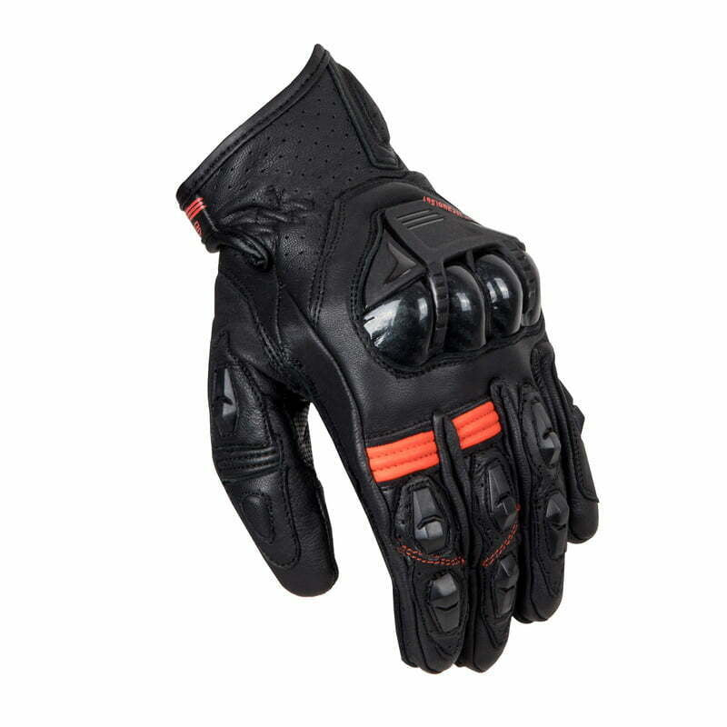 Ozón MC-gloves RS-600 krátka čierna /červená