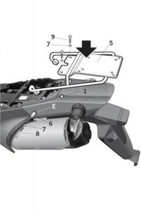 Držiak na hornú skrinku Shad Top Box - Honda FMX 650 Funmoto (H0FM65st)