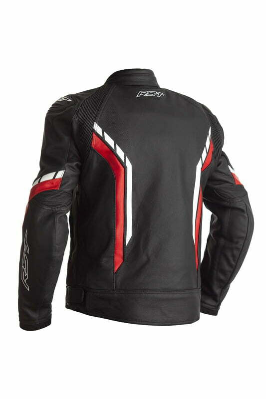 Rst mc-leather jacket axis black /red