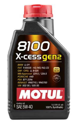 Motul 8100 X-in-GEN2 5W-40 1L (12ks/kartón)