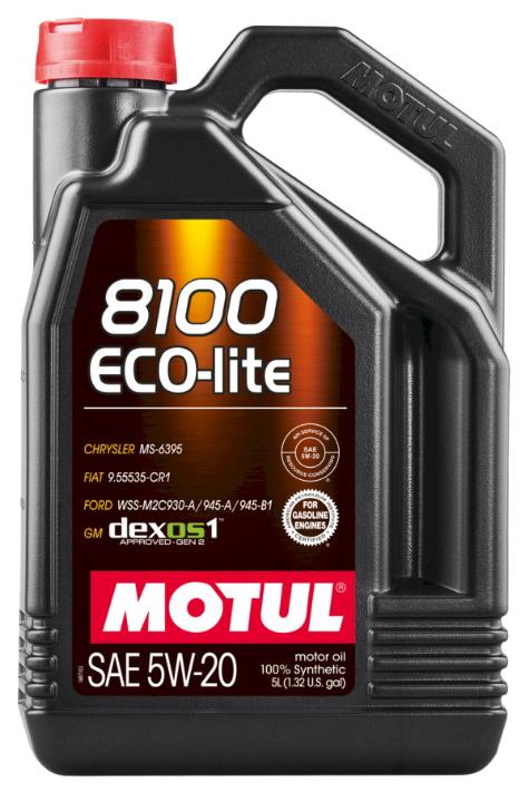 Motul 8100 Eco-Lite 5W20 5L (4 ks/kartón)