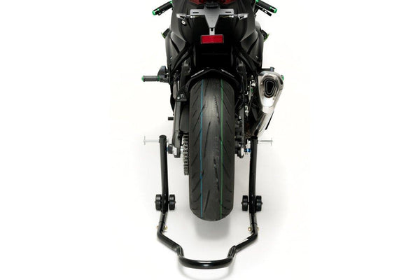 Stojan podpera na zadnú časť s háčikmi c/čierny