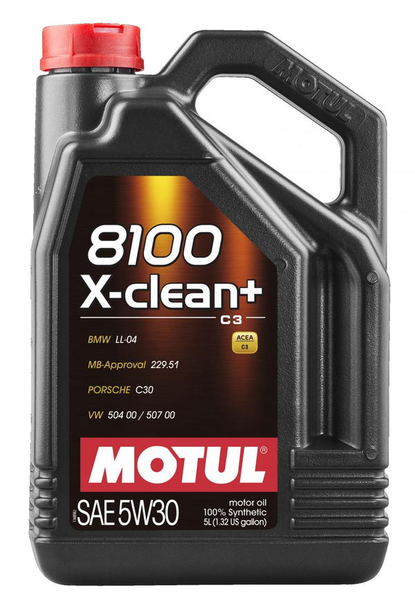 Motul 8100 X-Clean + 5W30 5L (4 ks/kartón)