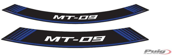 Kit 8 RIM STRIPS MT-09 C/BLUE