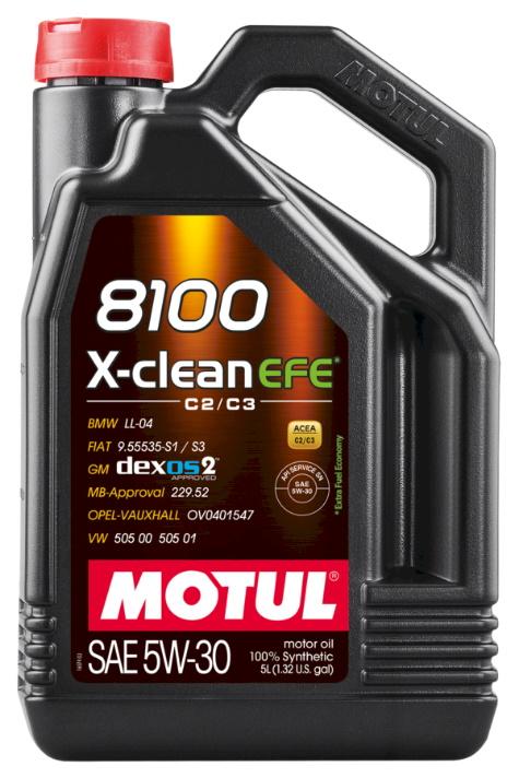 Motul 8100 X-Clean EFE 5W30 5L (4 ks/kartón)
