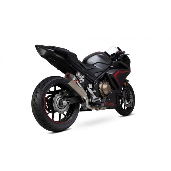 Honda CBR500 R 2019-2025 Serket Tuper Slip-On Titanium Ruckve