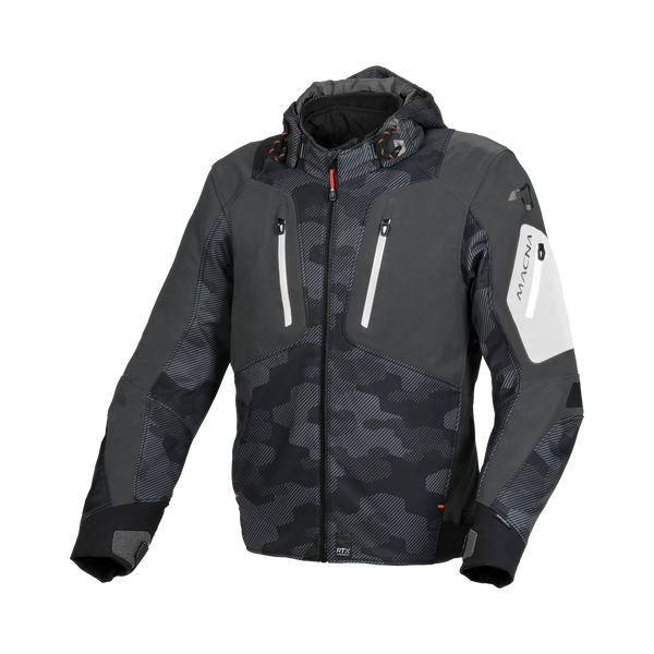 Macna Softshell MC jacket Angle Camo Gray