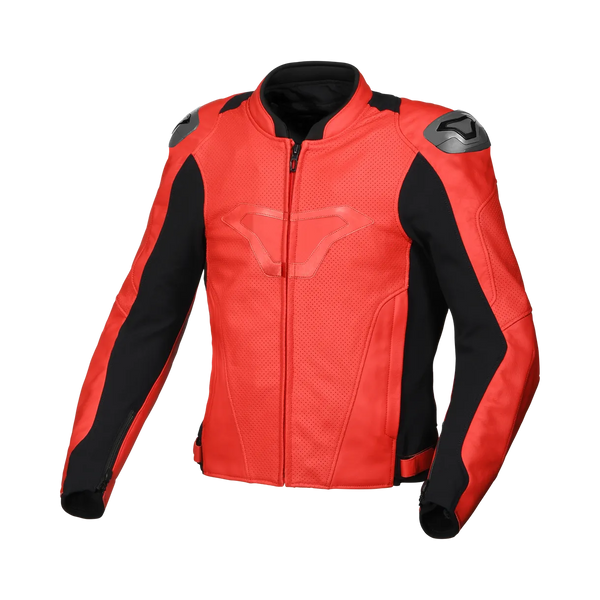 Macna Leather Mc-Jacket Aviant Air červená