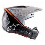 Alpinestars SM5 Rayon Cross MC Helmet Matts Matts čierna /biela /fluo-oranžová