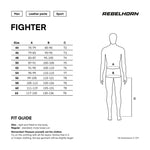 Rebelhorn mc-leather pants fighter black /flu