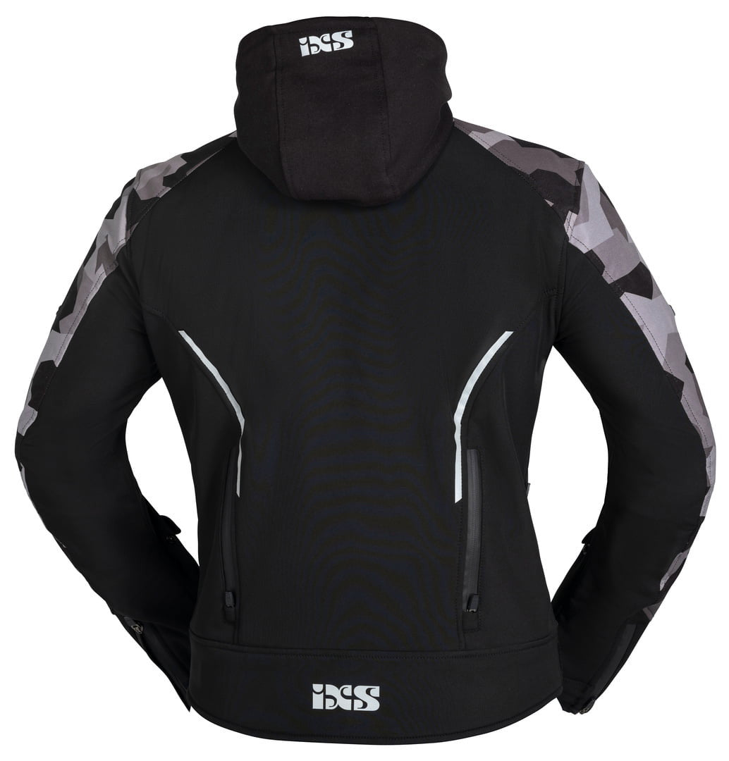 IXS SoftShell MC bunda So Moto Black /Camo