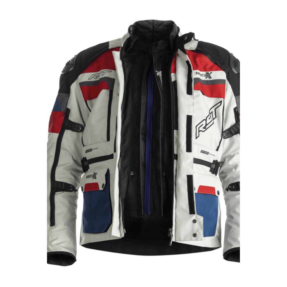 Prvý textilný Mc-Jacket Adventure-x Blue /Red