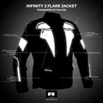 Richa lady textile mc jacket infinity 2 flare flu