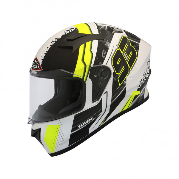 SMK integrál MC Helmet hviezdne Swank White White