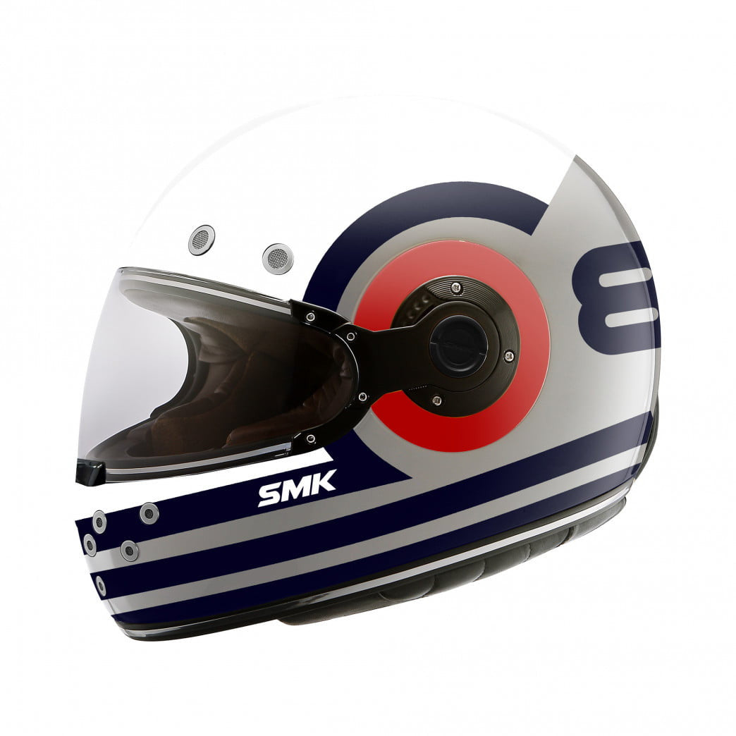 SMK Integral MC Helmet Retro Rano Gray /Blue