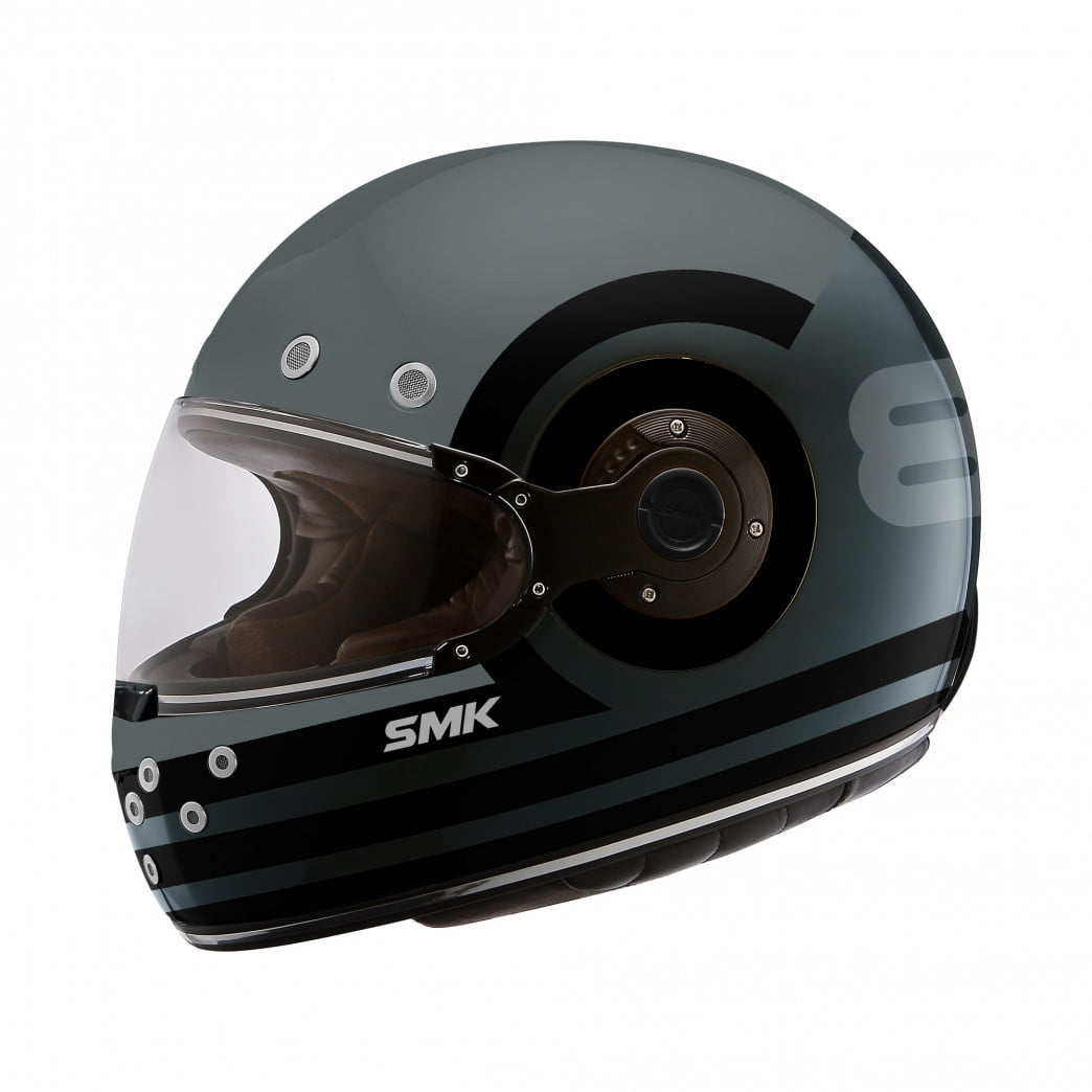 SMK integrál MC Helmet Retro Rano Gray