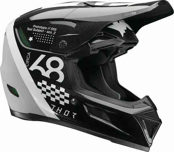 Thor Helmet Reflex Sport Riot BK/WH 0110-8776