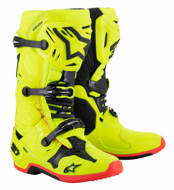 Alpinestars (MX) Boot Tech 10 YLW/BK/RD 12 2010020-533-12