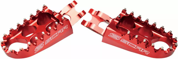 Jazva Footpeg Std Scar Red S3215R