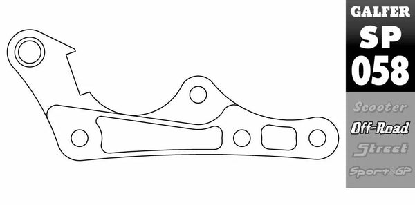 Adaptér galferového brzdového strmeňa SP058