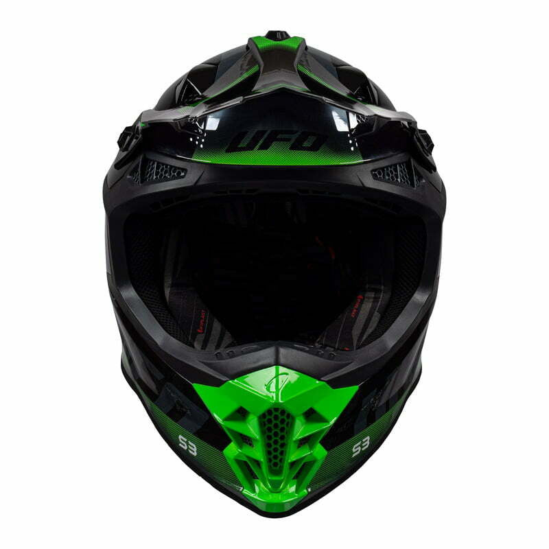 UFO Cross MC helmet intrepid black /green