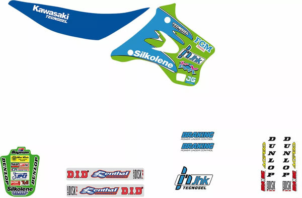 TECnosel Graphic Kit Team Kawa 97 24v01