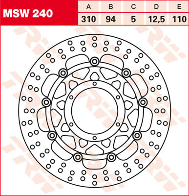Trw rotor trw MSW240 MSW240