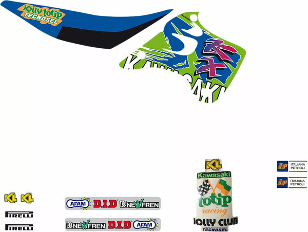 TECnosel Graphic Kit Team Kawa 93 24v00
